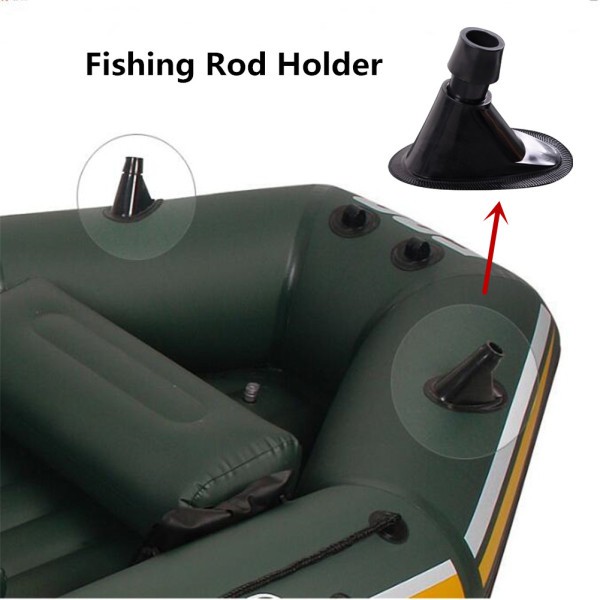 360 Degree Boat Raft Fishing Rod Holder Pole Stand Bracket 