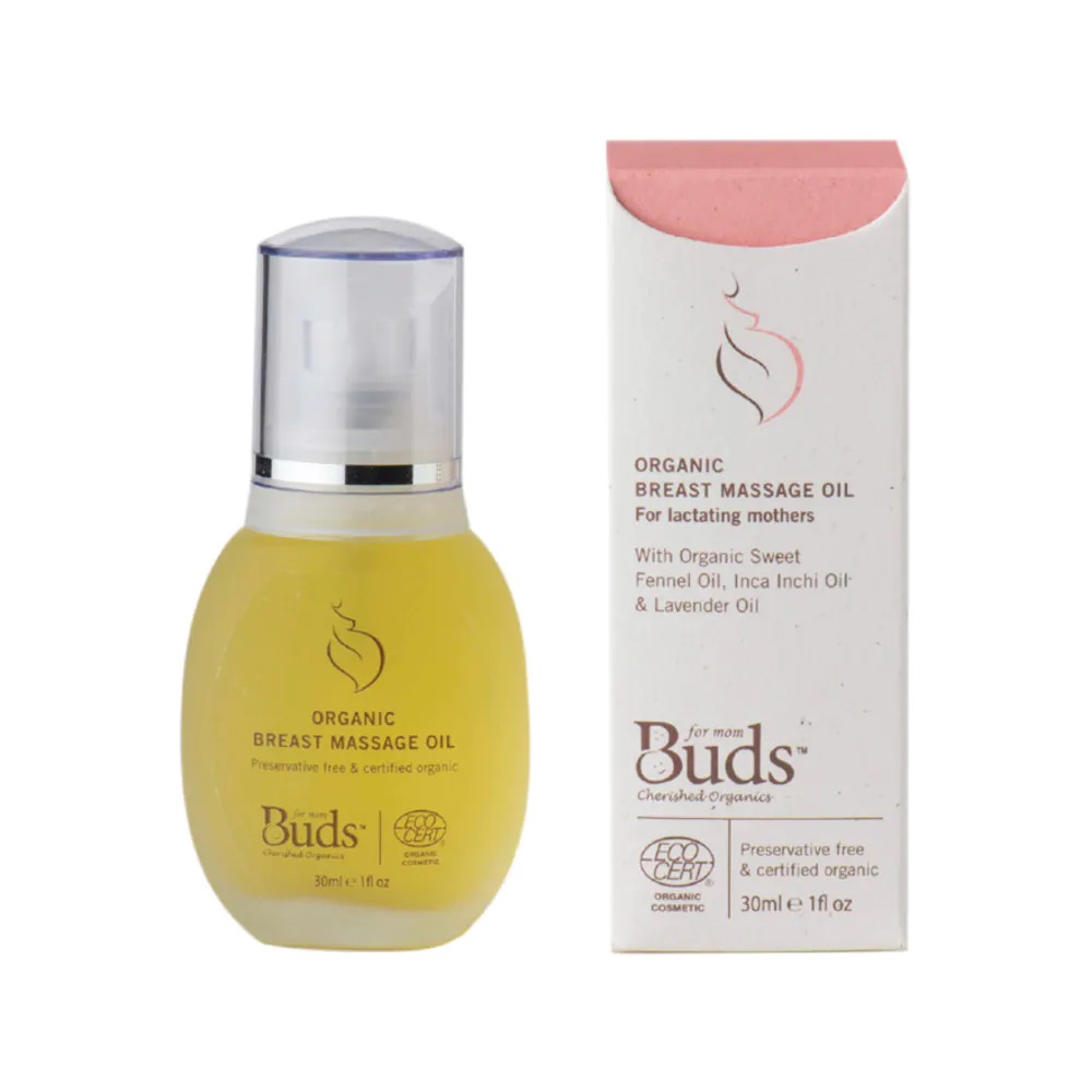 Buds Organic Breast Massage Oil (30ml)