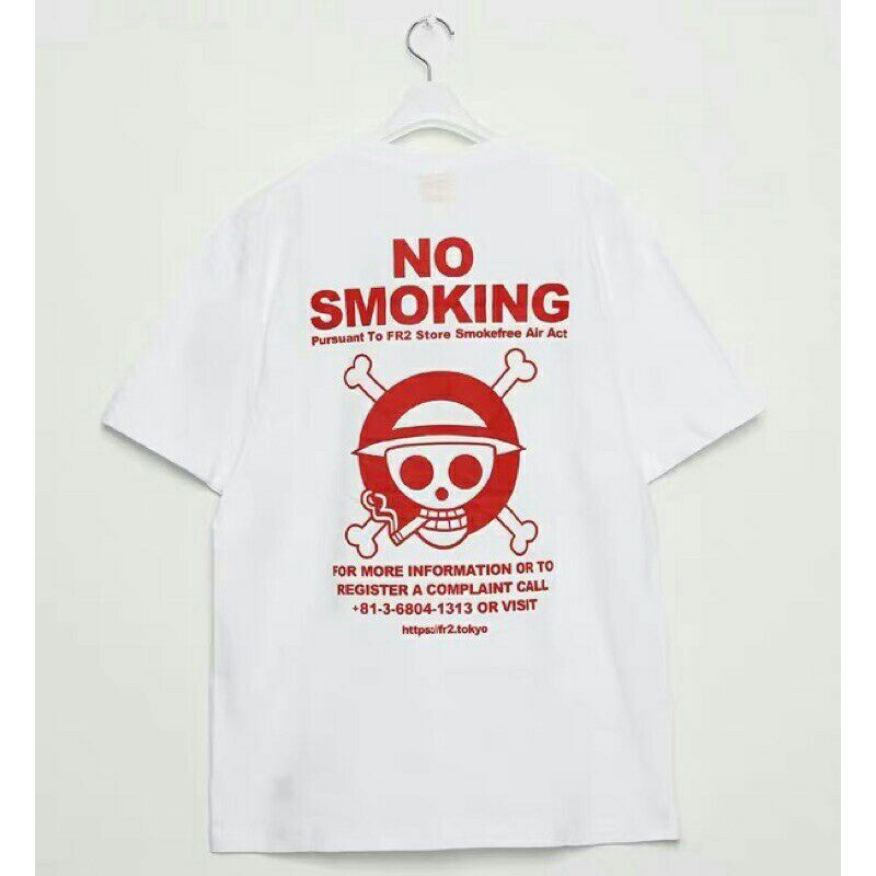Fr2 Japan Fxxking Rabbits X One Piece Smoking Kills Tee T Shirt Pre Order Shopee Malaysia