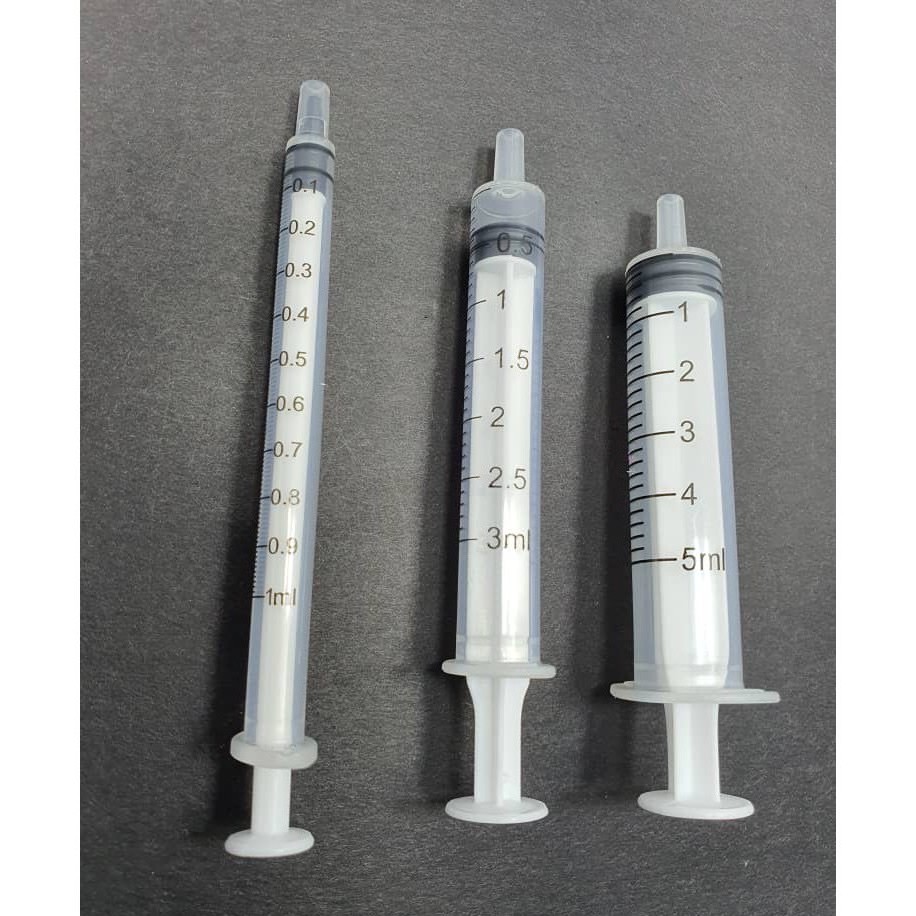 Unigloves Disposable Syringe Luer Slip by Piece (1ml/3ml/5ml) Shopee