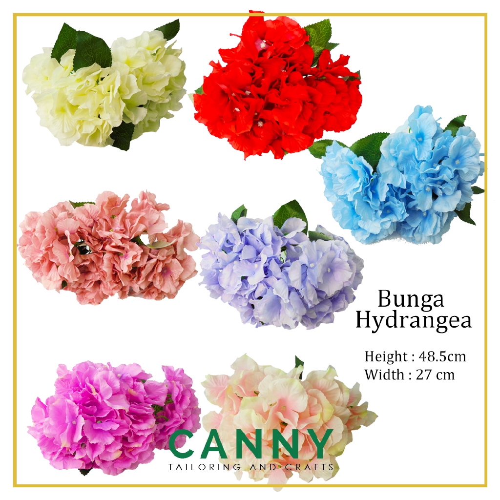  Super Gebu Bunga  Hydrangea Gred Pelamin SUPER Gebu 5 