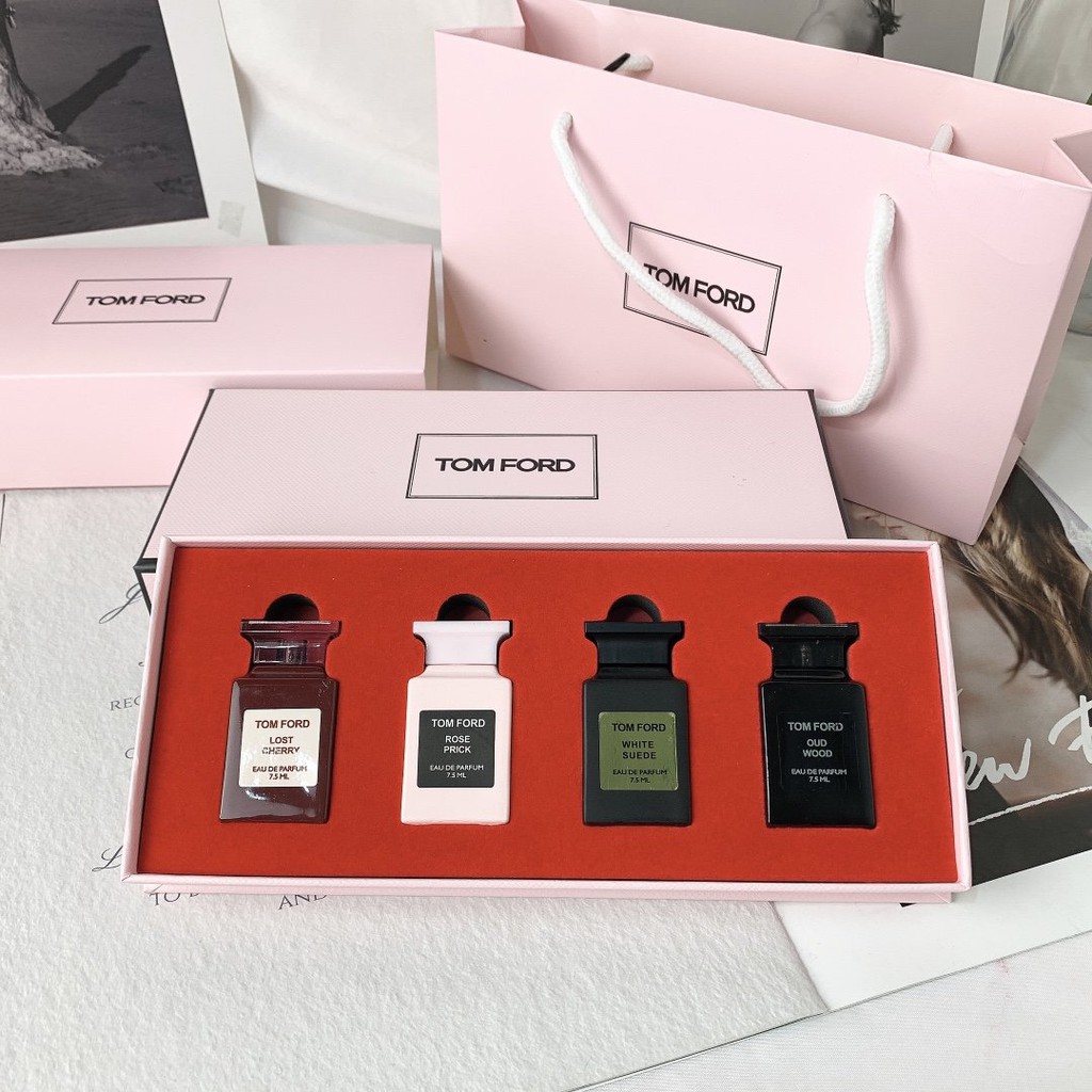 Ori TOMFORD_Perfume Sample 4 in 1 Limited Edition Set Gift Box (Cute Love  Romantics Version  x 4) | Shopee Malaysia