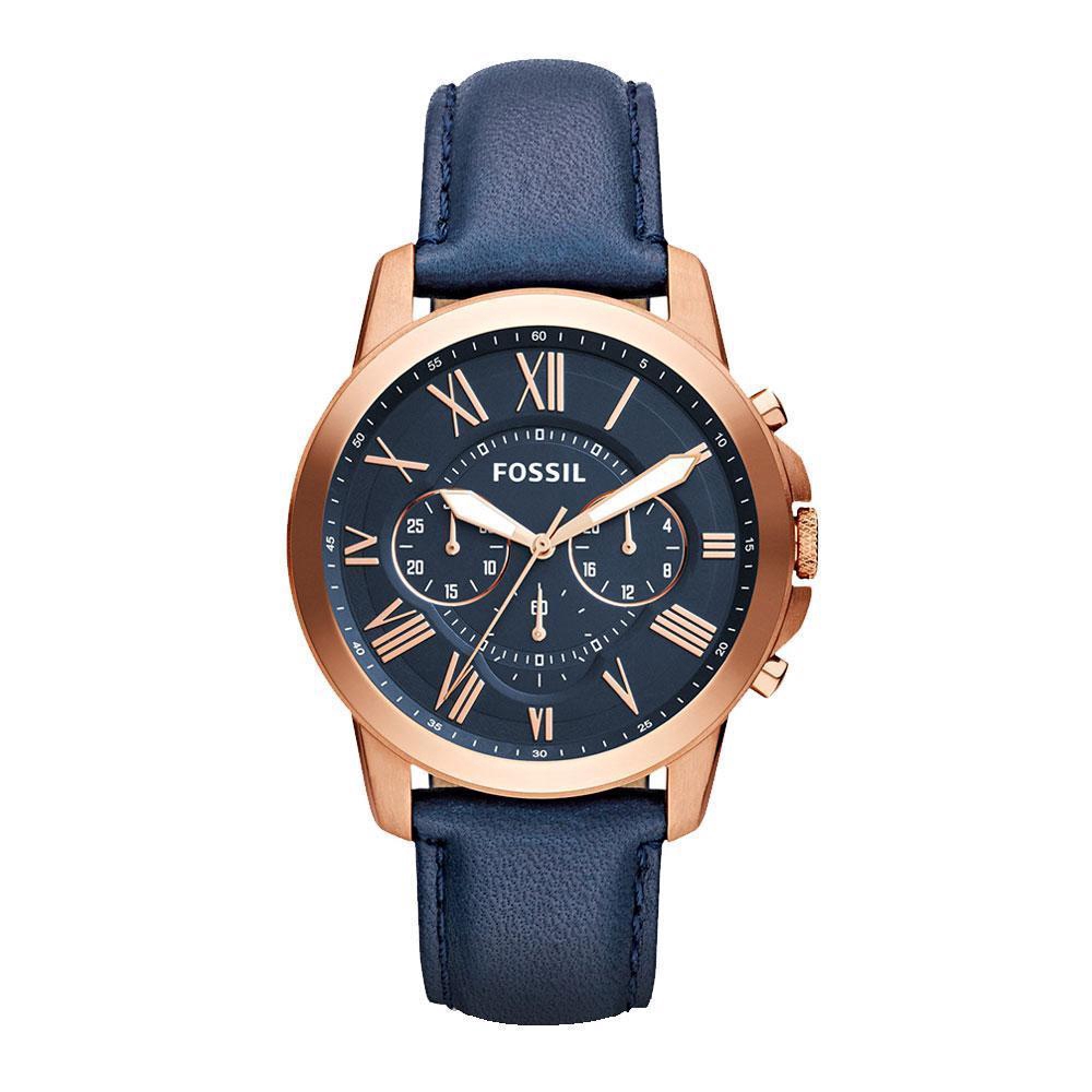 Fossil Grant Chronograph Fs4835le Rose Gold Men Watch | Shopee Malaysia
