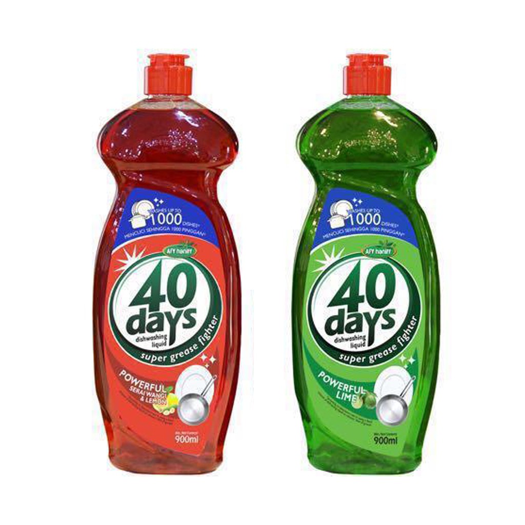 AFY Haniff 40Days Liquid Dishwash 900ml (Pandan&Lime / Serai Wangi ...