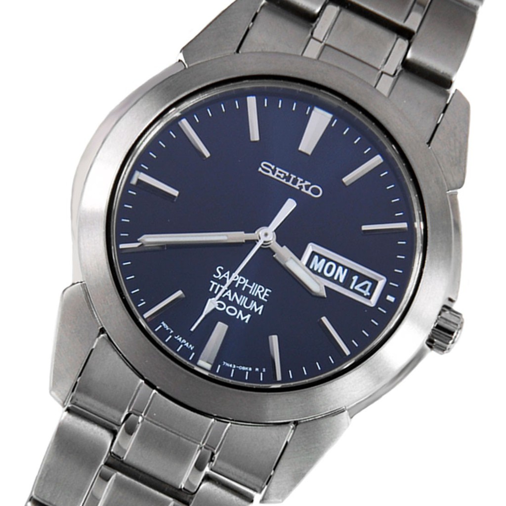 Seiko Titanium Sapphire Crystal Men's Watch SGG729 | Shopee Malaysia