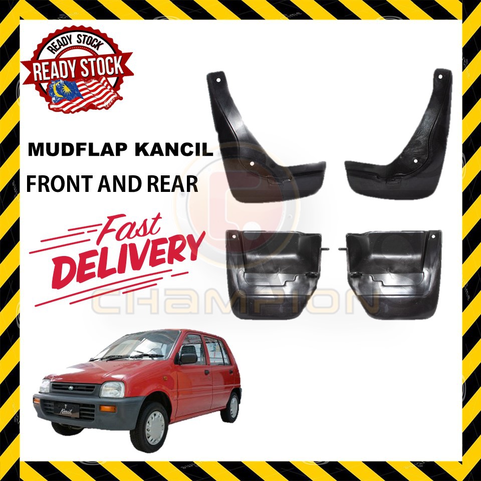 Ready Stock Perodua Kancil Front Rear Mudflap Mudguard 1set 2pcs Shopee Malaysia