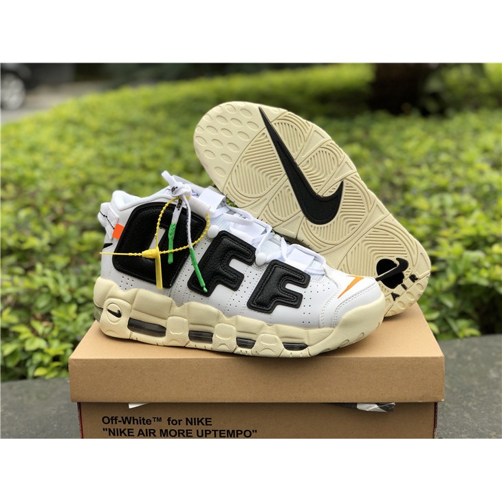 nike more uptempo x off white