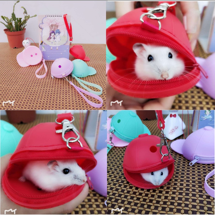 Ming Portable Hamster Bag Cage Shaped Hat Toy