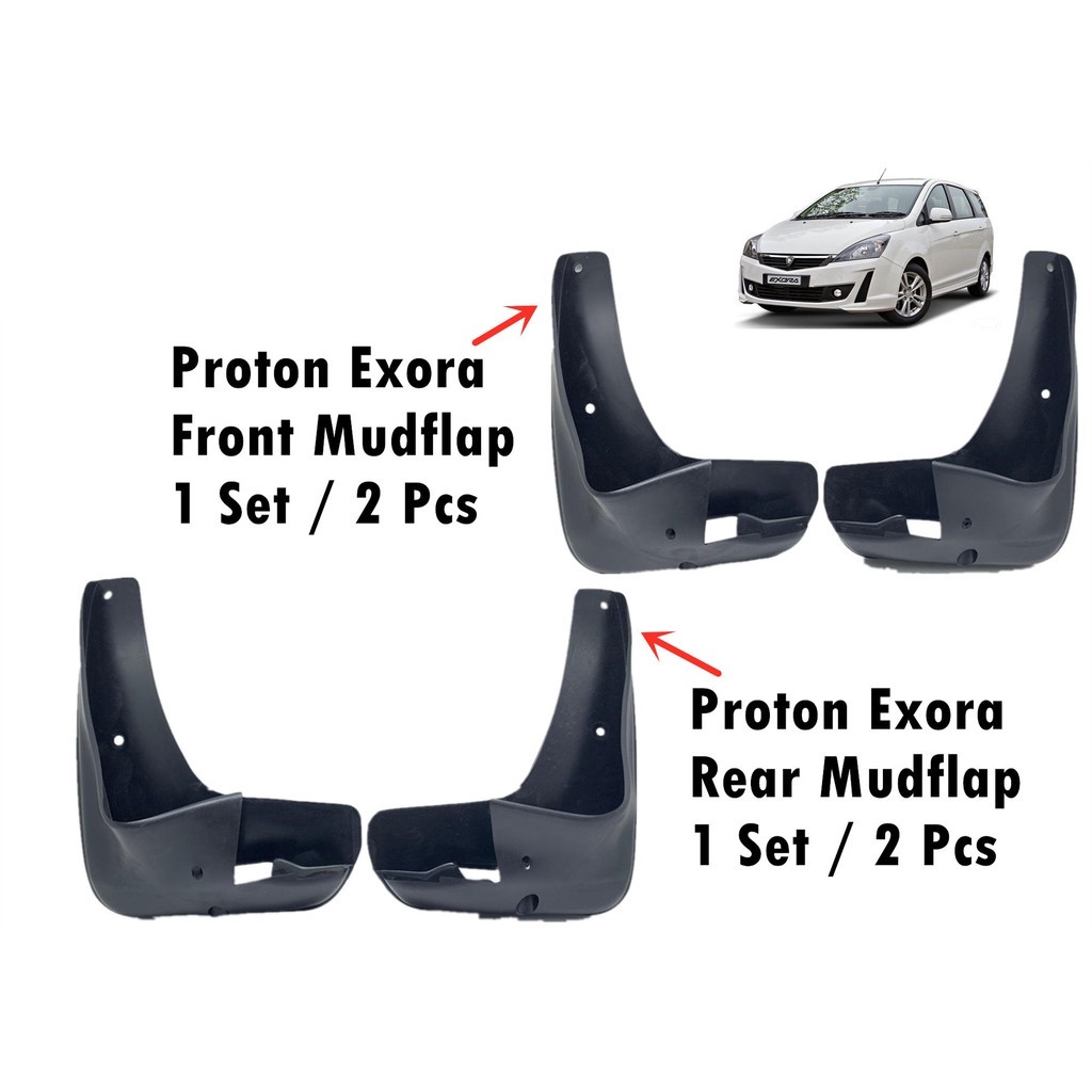 Proton Exora Front / Rear Mudflap - 1 set / 2 pcs