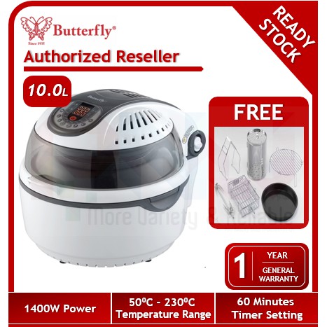 Buy Butterfly 10l Digital Air Fryer Baf 605d Successor Model For Baf 602m Seetracker Malaysia