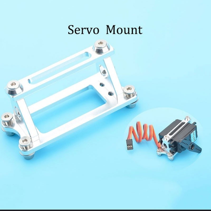 CNC Aluminum Side Mount Standard Servo Tray Stand Mount For S3003 RC Boat 