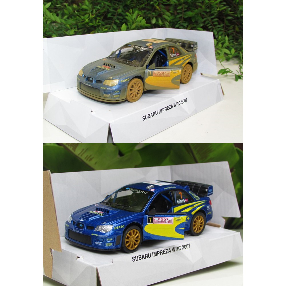 Muddy 07 Subaru Impreza Wrc Diecast 1 36 Model Rallye Monte Carlo Rally New Cars Trucks Vans Diecast Toy Vehicles