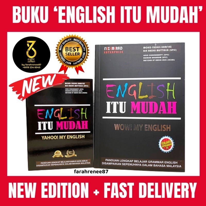 Paling Murah Buku English Itu Mudah Books English Belajar Bahasa Inggeris Dengan Mudah English Books Shopee Malaysia