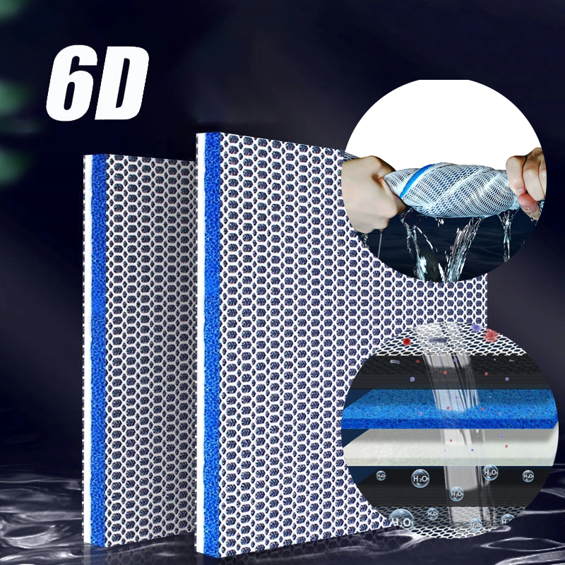 Buy Reusable 6d Aquairum Filter Cotton Fish Tank Filter Media Sponge Aquarium Accessories 6 Layer No Glue For Internal External Filter Seetracker Malaysia