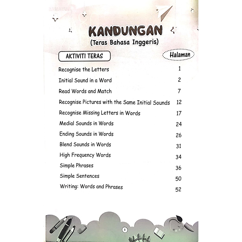 Si Cilik Modul Bersepadu Prasekolah Aktiviti Teras 6 Tahun Nusamas Ready Stock I20 Shopee Malaysia