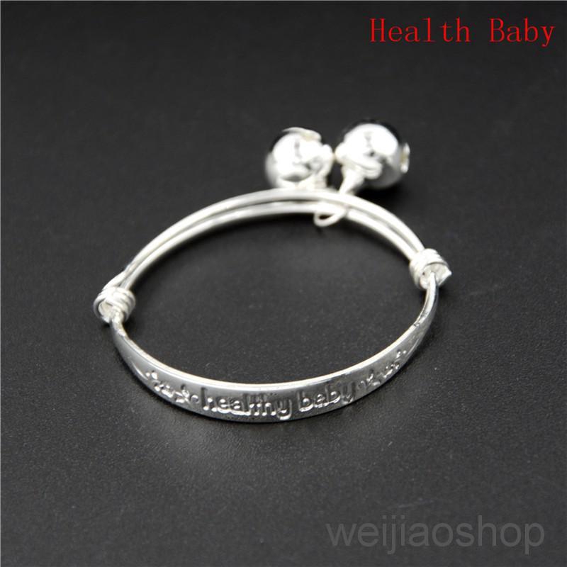 Details about   1Pair Silver Newborn Baby Bell Bangle Bracelet Health Somebody Loves CarvedNCnh5 