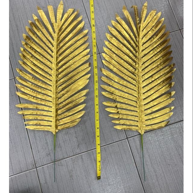  Daun emas  artificial golden leaf 10 pieces Shopee Malaysia