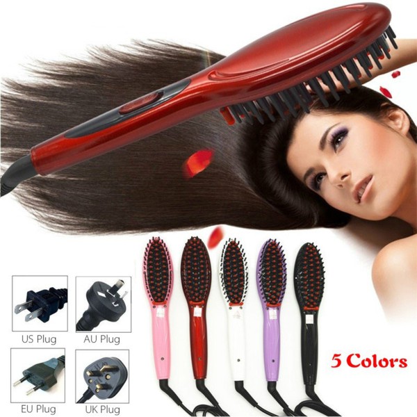 Professional Electric Hair Straightener Hair Straightening Comb