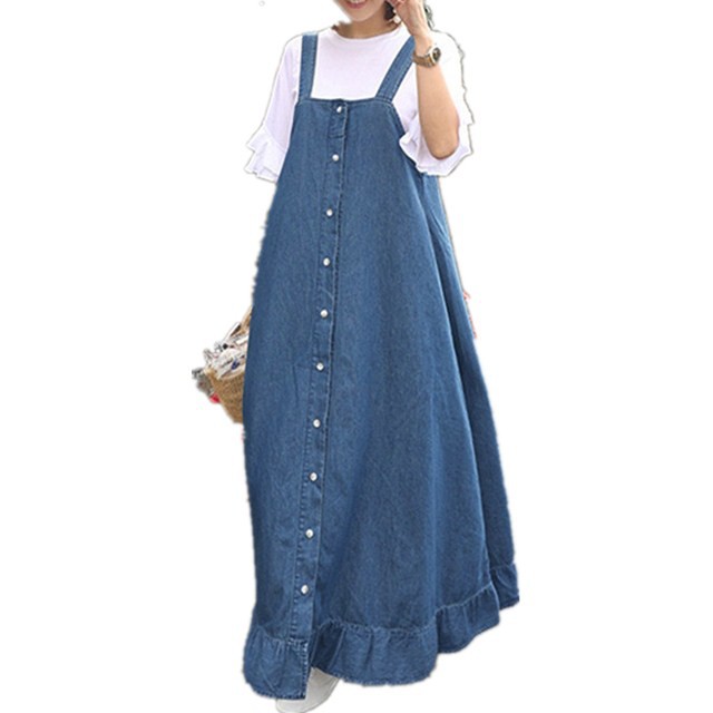 denim dress shopee