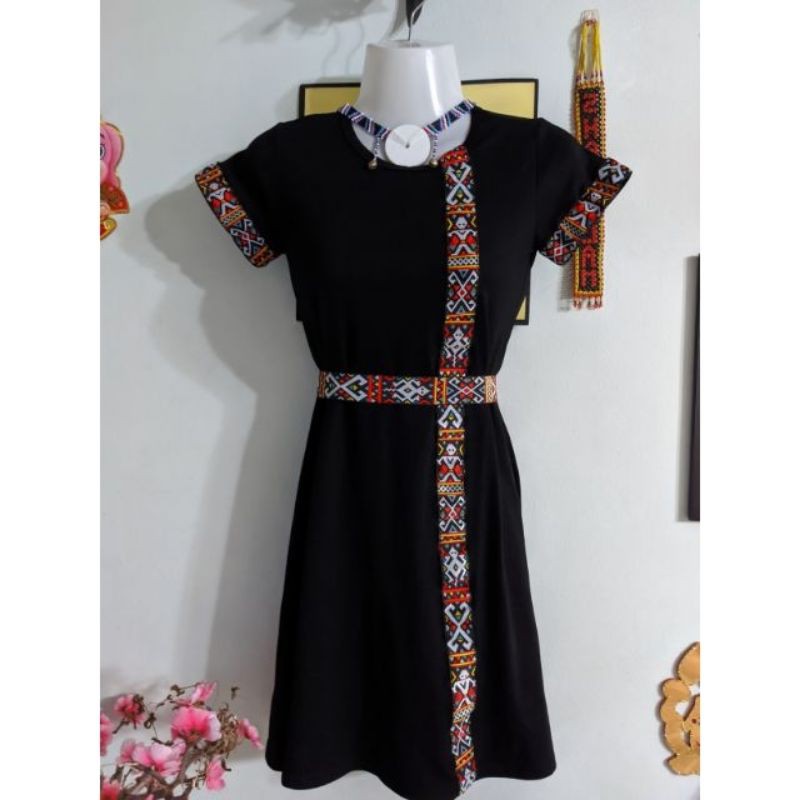 Baju tradisional moden kanak-kanak Sabah/Dress Rungus corak 