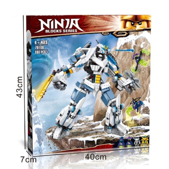 Ninjago Legacy Zanes Titan Mech Battle 71738