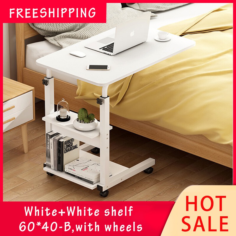 Home Office Portable Adjustable Bedside Laptop Computer Desk With
