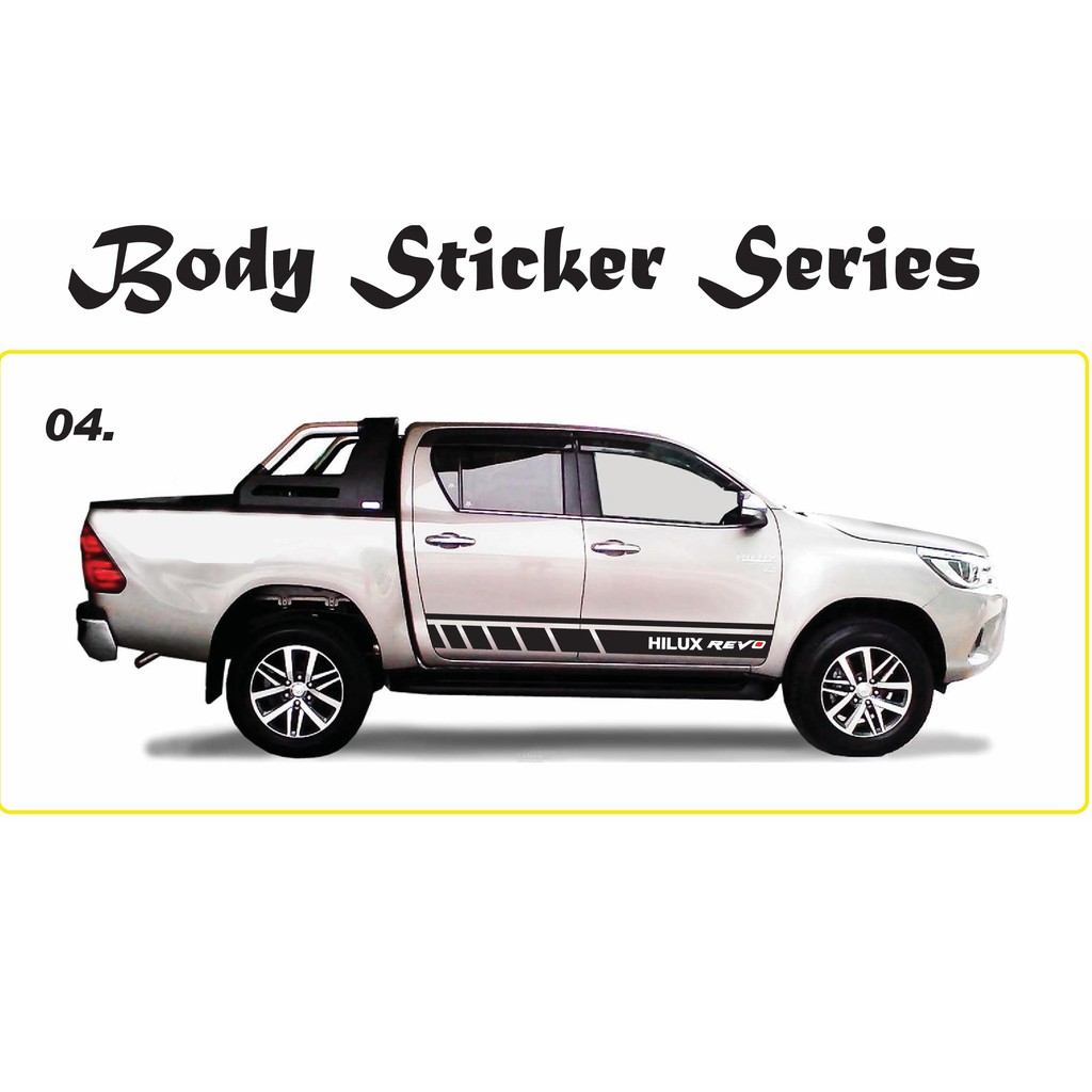 Gambar Stiker Mobil Hilux - Galeri Mobil