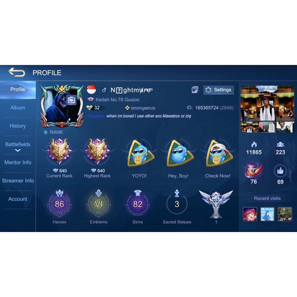 Mobile Legends Boosting Murah Safe 100 Trusted Shopee Malaysia