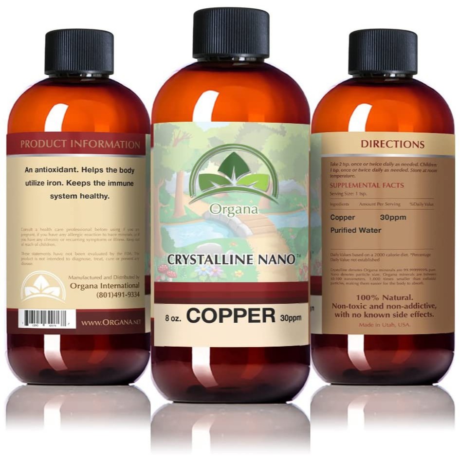 The Best Nano Colloidal Copper 30 PPM of Colloidal Copper Colloidal