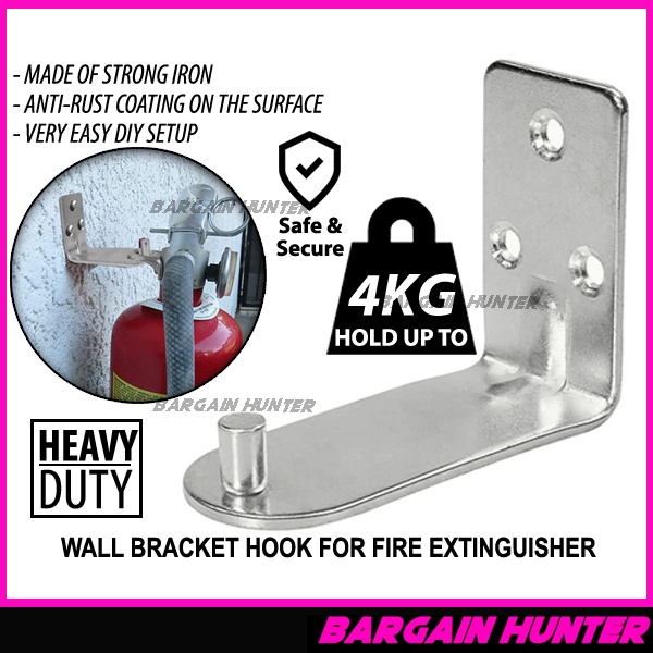 Universal Fire Extinguisher Bracket Fire Extinguisher Wall Hook ABC Dry