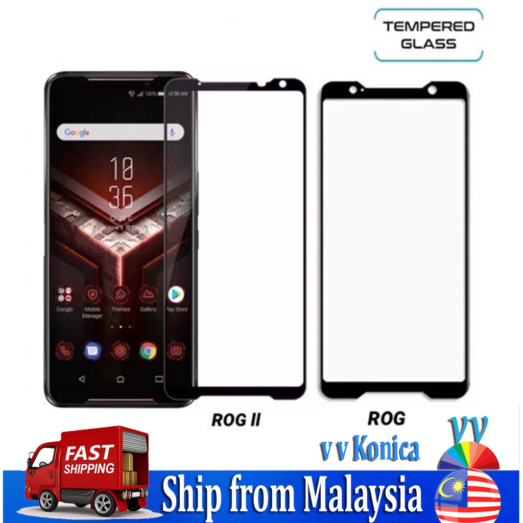 21D Full Glue Full Coverage Tempered Glass Screen Protector For Asus