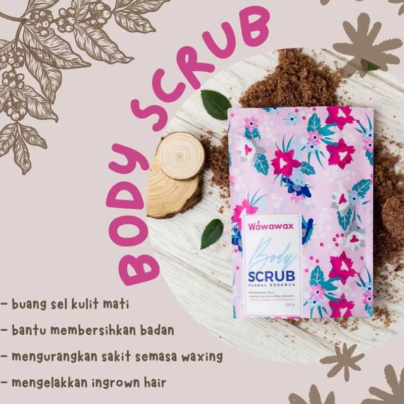 BODY SCRUB BATH BODY CARE WAWAWAX