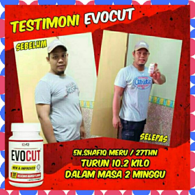 EVOCOT FAT BURNER SUPPLIMENT / UBAT KURUS / VITAMIN KURUS 