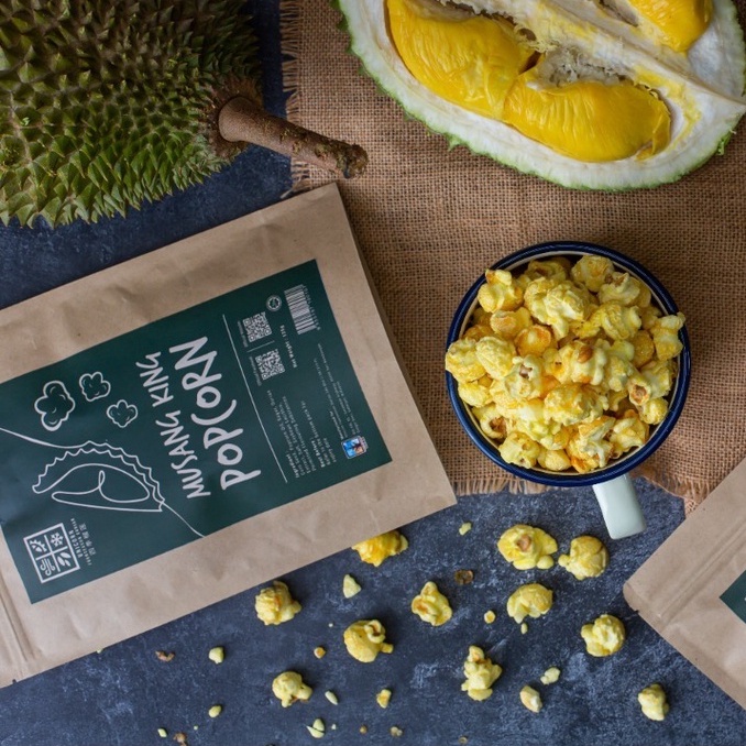 [NEW PACKAGING] Musang King Durian Popcorn 125g HALAL POPCORN VIRAL