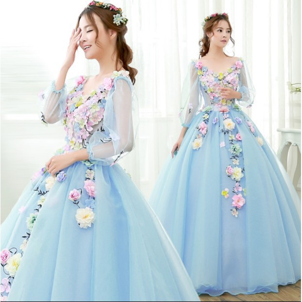 princess dress long