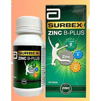 Surbex Zinc B-Plus With Zinc Multivitamins 60 Filmtabs | Shopee Malaysia