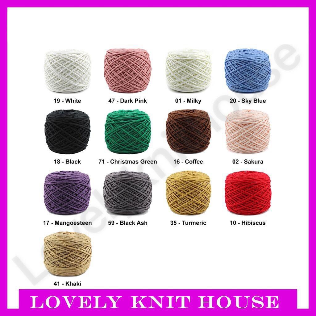 ️Malaysia Readystock ️20 Color 16ply 200g/1ball Soft Thick Yarn Crochet