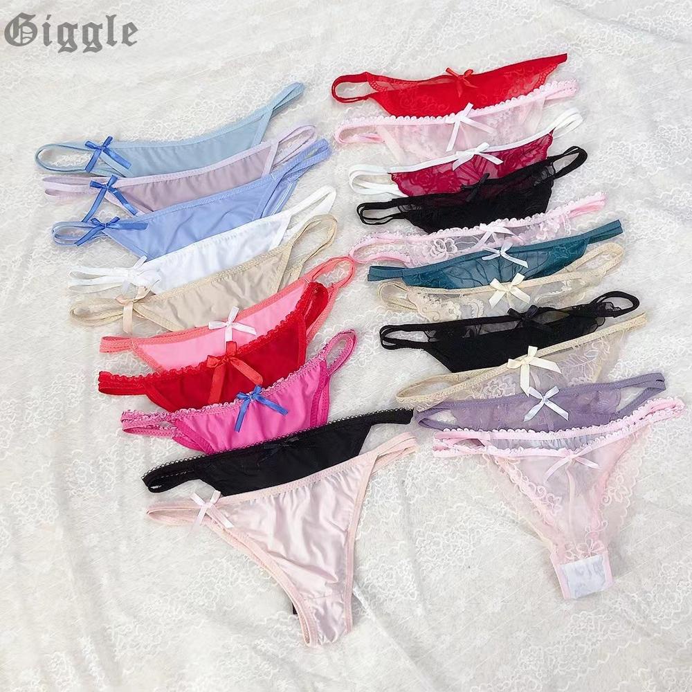 Womens Mesh Sheer Bulge Pouch Bikini Briefs Thongs Underwears Comfy And ...