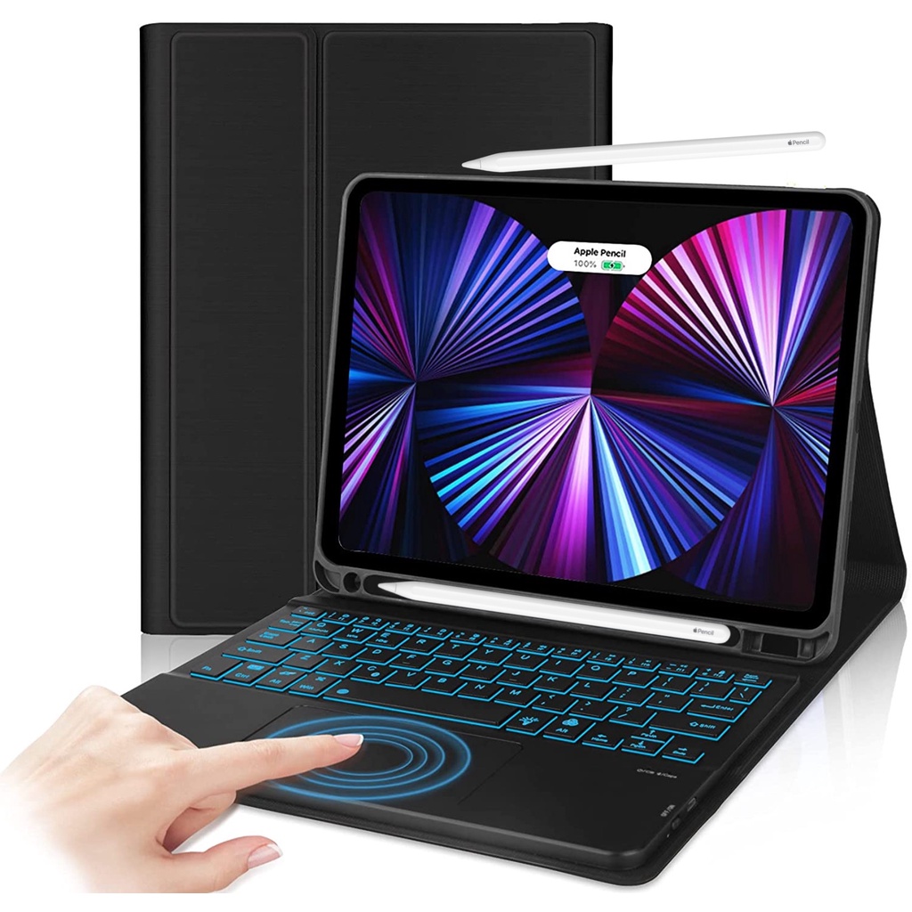 iPad Pro 11" inch 2022 Case with Smart Wireless Keyboard iPad Pro 11