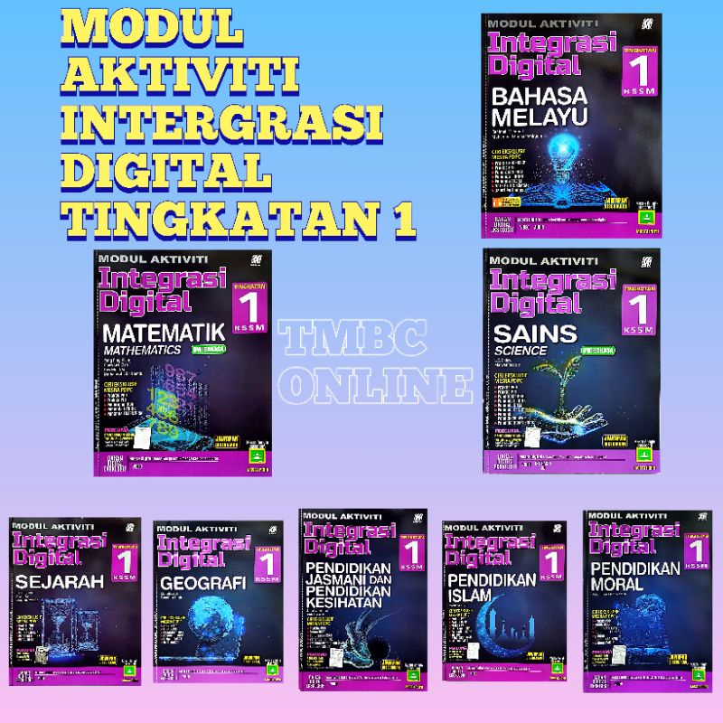 Modul Aktiviti Integrasi Digital Kssm Tingkatan Sasbadi Shopee