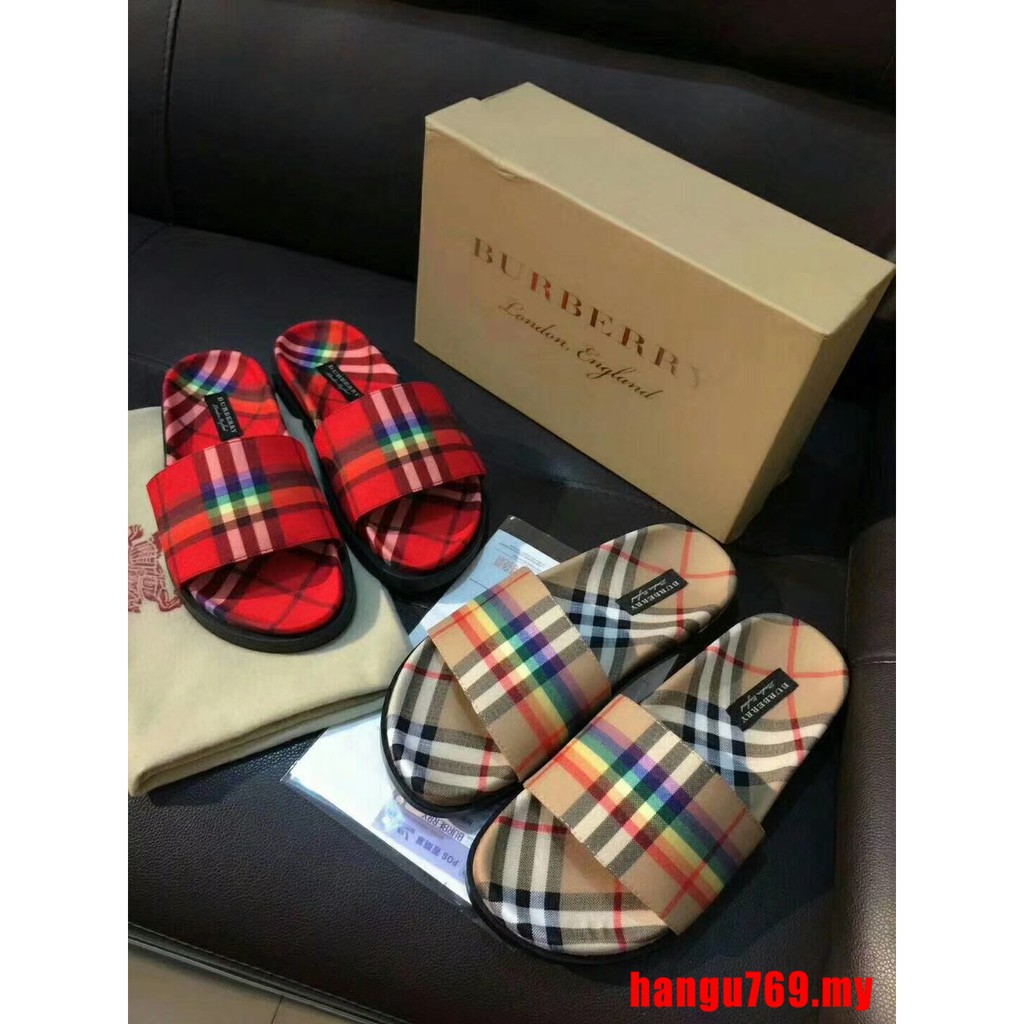 Kasut perempuan Burberry Women Men Shoes Sandals & Slippers shoes sandals  unisex | Shopee Malaysia