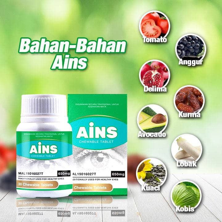 Tablet Ains Merawwat Mata Rabun Jauh Dekat Mata Silau Lulus Kkm Free Gift Shopee Malaysia