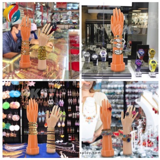 COLAXI] Mannequin Hand Arm Display Base Female Gloves Jewelry Watches Model Black I.140620175