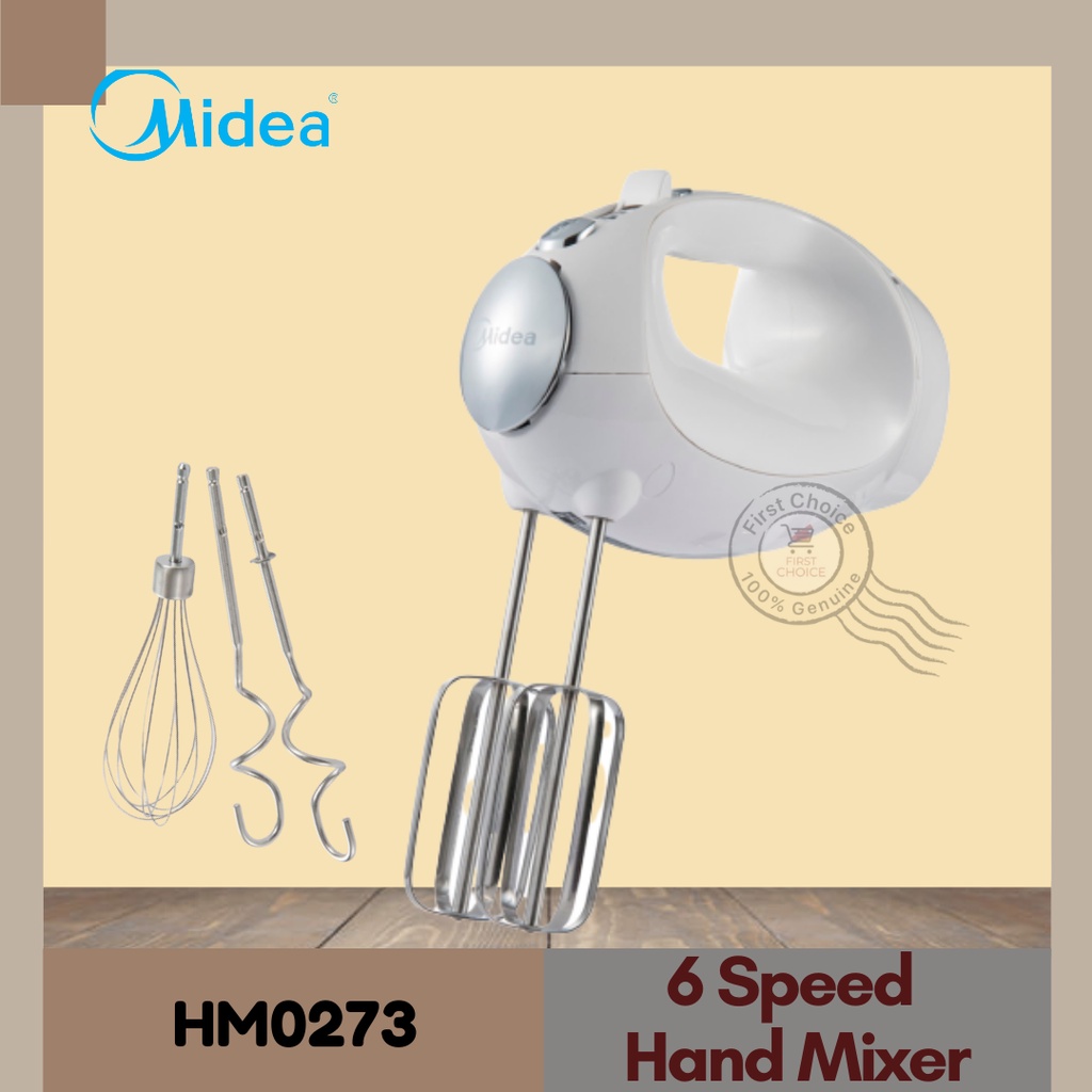 *BEST BUY* Midea Midea 6 Speed Hand Mixer HM0273 / 5 Speed Stand Mixer ...