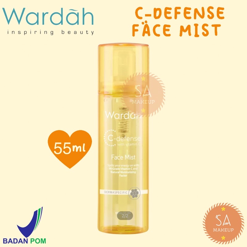 Wardah C Defense Face Mist 55ml Wardah Face Mist C Defense