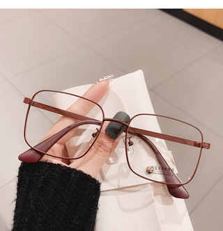 Retro Metal Anti-blue Eyeglasses Fashion Women Men Net Red Popular Frame Glasses Latest Computer Reading Eyewear