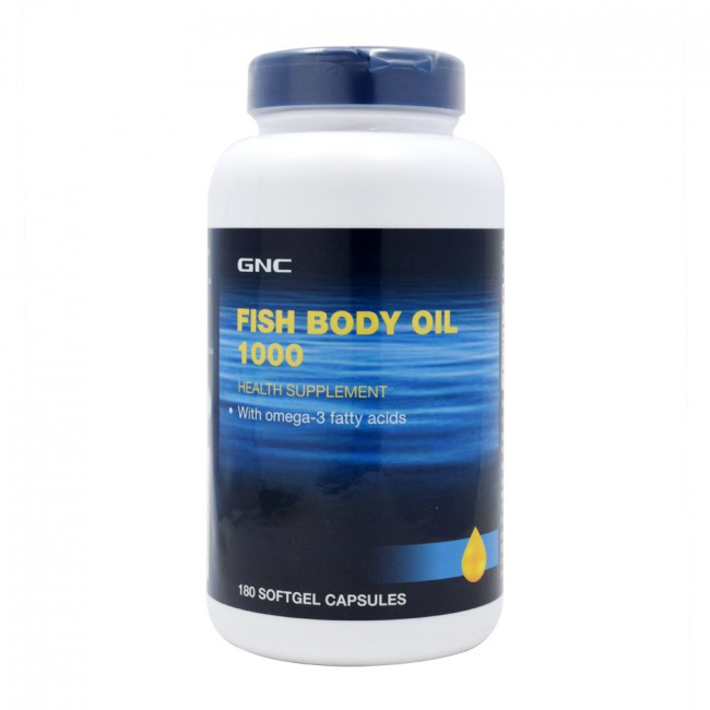 GNC Fish Body Oil 1000mg (180 softgel Caps) Shopee Malaysia