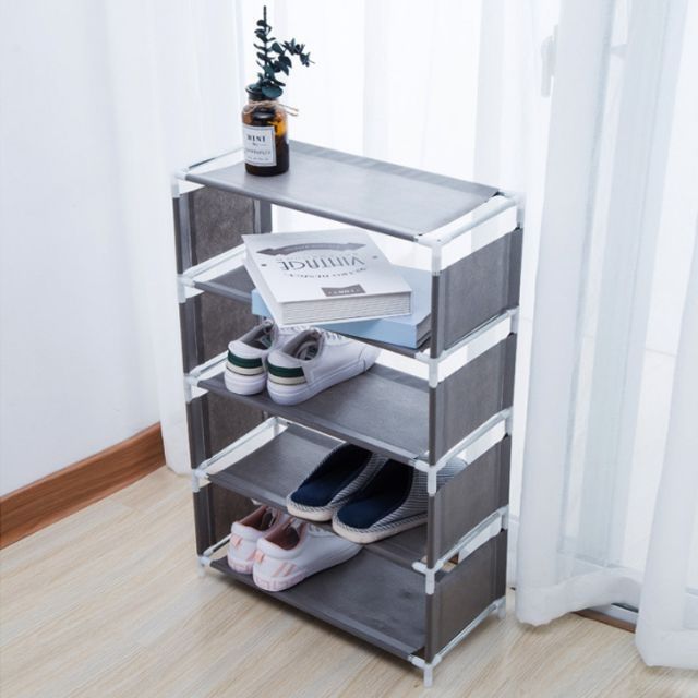 Shoe Rack 5 Tier Shoe Rack Rak Kasut Shoe Shelves Tempat Letak Kasut Penyimpan Kasut Shopee Malaysia