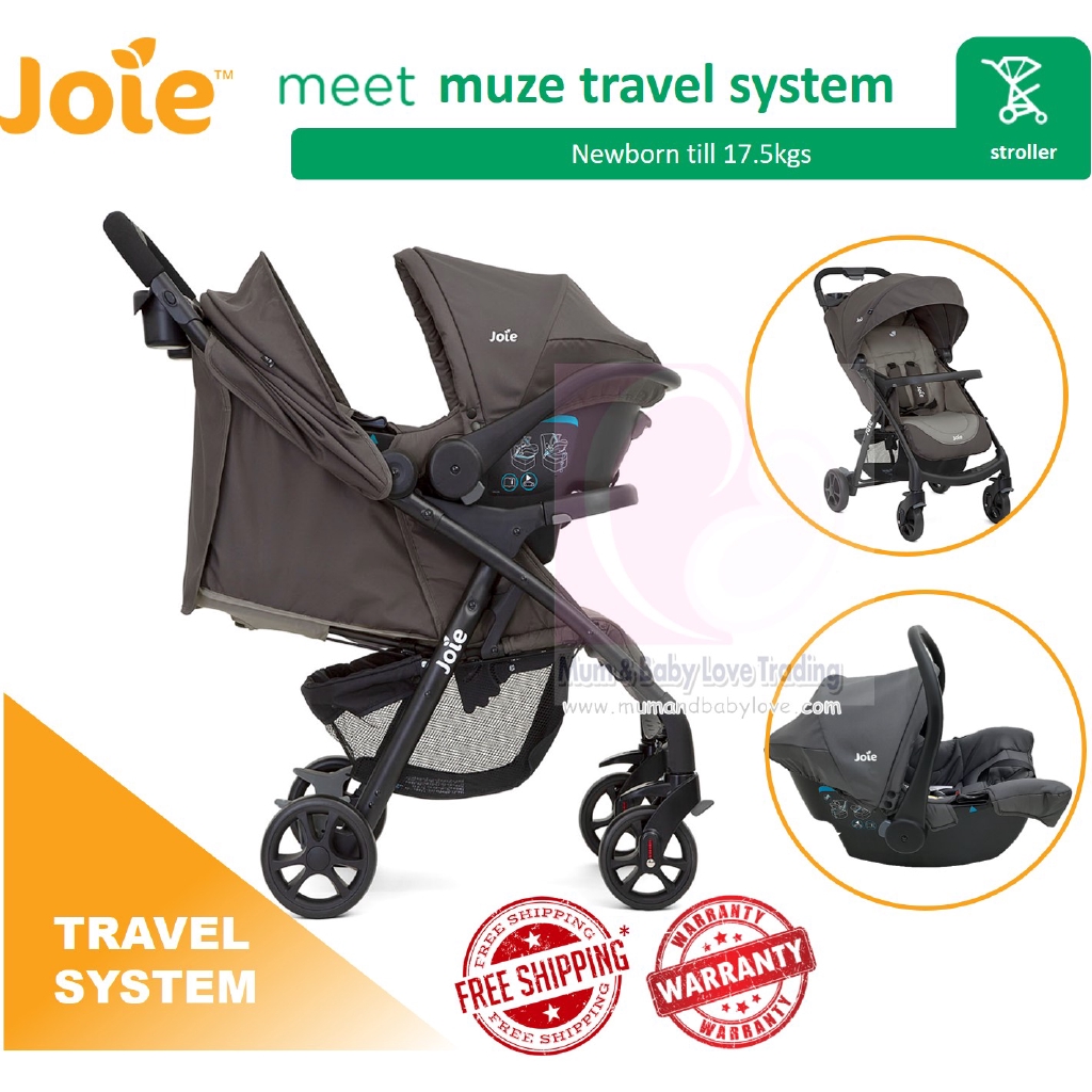joie muze lx travel system