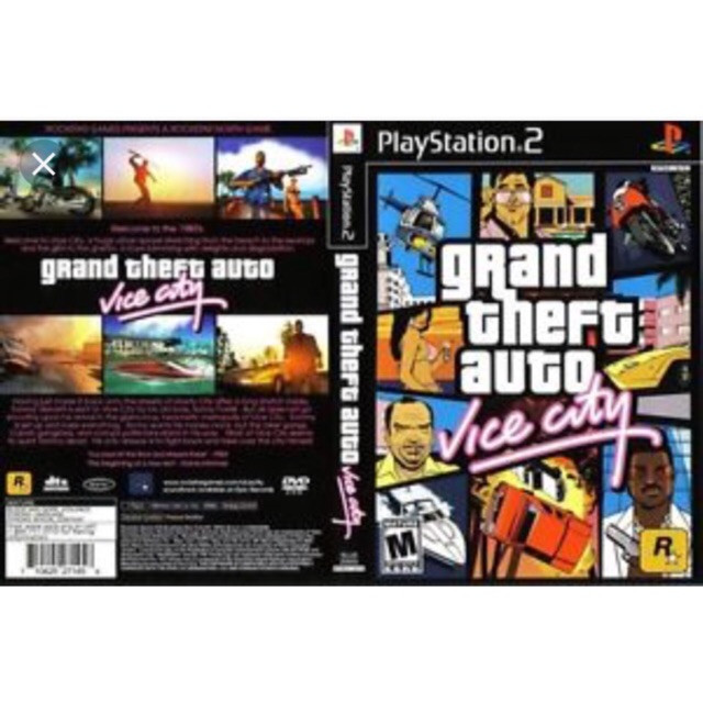 Ps2 Grand Theft Auto Vice City Gta Vice City Shopee Malaysia